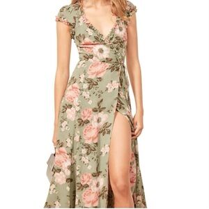 Reformation Gwenyth Wrap Dress